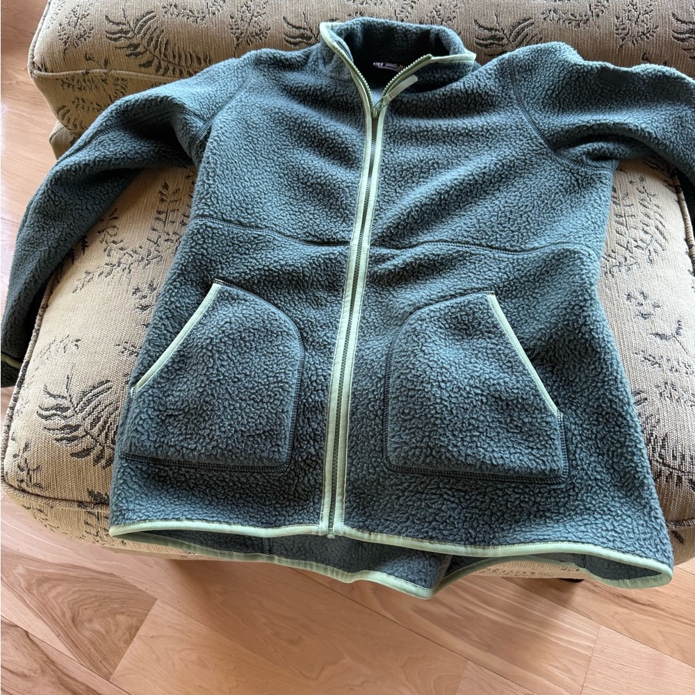 Helly Hansen Green Fleece Ski Jacket